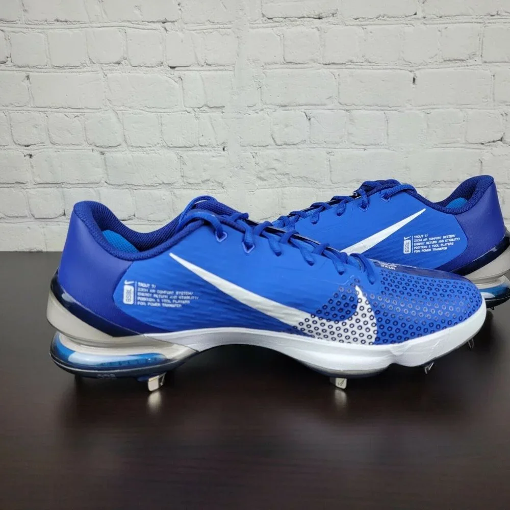 Nike Force Zoom Trout 7 Pro Baseball Cleats Royal Blue CQ7224-400 Men's Sz 13.5